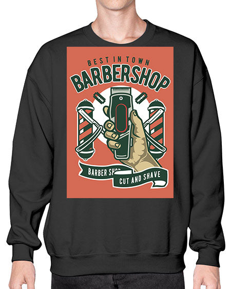 Barbershop590# - barber- Sweatshirt - Crew
