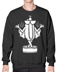 Bat hotdog 11# - cartoon food- Sweatshirt - Crew
