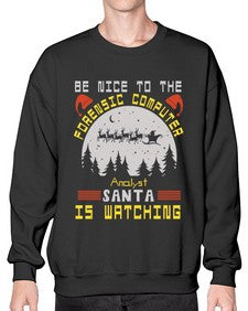 Be nice to the forensic computer analyst 32# - computer- Sweatshirt - Crew
