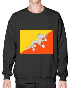 Bhutan 456# - world flags- Sweatshirt - Crew
