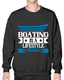 Boating is a lifestyle 52# - boats- Sweatshirt - Crew