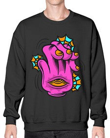 Bored high five 23# - cartoon general- Sweatshirt - Crew