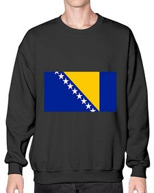 Bosnia and Herzegovina 476# - world flags- Sweatshirt - Crew