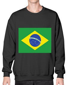 Brazil 488# - world flags- Sweatshirt - Crew
