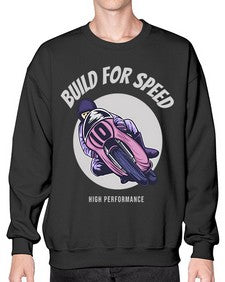 Build for speed 12# - motorcycle- Sweatshirt - Crew