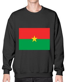Burkina Faso 522# - world flags- Sweatshirt - Crew