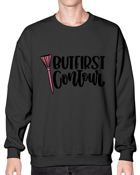 But First Contour Style 120# -makeup Sweatshirt - Crew