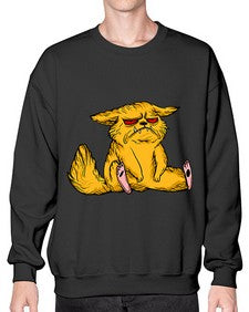 Cat 30# - cartoon animals- Sweatshirt - Crew