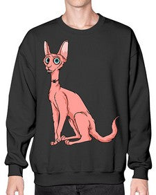 Cat 33# - cartoon animals- Sweatshirt - Crew