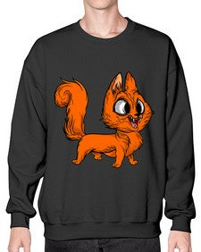 Cat 39# - cartoon animals- Sweatshirt - Crew