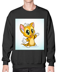 Cat 40# - cartoon animals- Sweatshirt - Crew