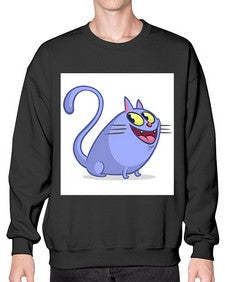 Cat 41# - cartoon animals- Sweatshirt - Crew