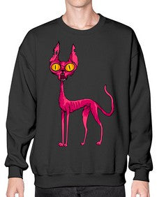 Cat 42# - cartoon animals- Sweatshirt - Crew