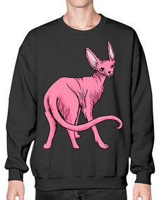 Cat 45# - cartoon animals- Sweatshirt - Crew
