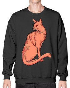 Cat 47# - cartoon animals- Sweatshirt - Crew