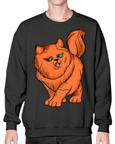 Cat 49# - cartoon animals- Sweatshirt - Crew