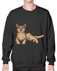 Cat 56# - cartoon animals- Sweatshirt - Crew
