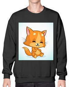 Cat 59# - cartoon animals- Sweatshirt - Crew