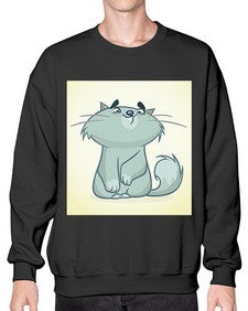 Cat 62# - cartoon animals- Sweatshirt - Crew