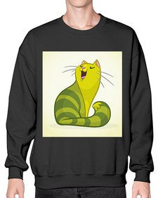Cat 63# - cartoon animals- Sweatshirt - Crew