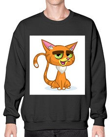 Cat 65# - cartoon animals- Sweatshirt - Crew