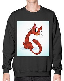 Cat 67# - cartoon animals- Sweatshirt - Crew