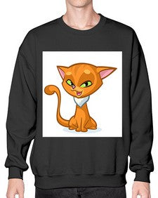 Cat 69# - cartoon animals- Sweatshirt - Crew