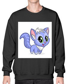 Cat 70# - cartoon animals- Sweatshirt - Crew