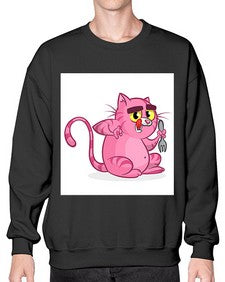 Cat 71# - cartoon animals- Sweatshirt - Crew