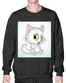 Cat 72# - cartoon animals- Sweatshirt - Crew