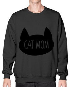 Cat Mom - cats- Sweatshirt - Crew