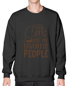 Cats Are My Favorite People Style 7# - cats- Sweatshirt - Crew