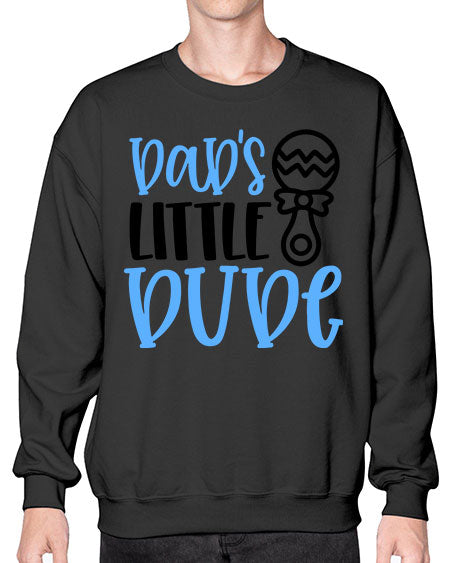Dads Little Dude Style 301# - baby- Sweatshirt - Crew