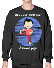 Discover Yourself Discover Yoga 199# - yoga- Sweatshirt - Crew