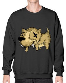 Dog 104# - cartoon animals- Sweatshirt - Crew