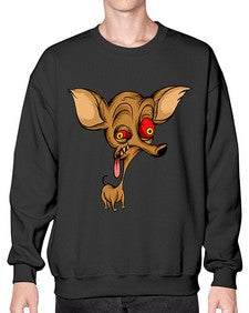 Dog 106# - cartoon animals- Sweatshirt - Crew