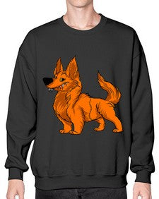 Dog 110# - cartoon animals- Sweatshirt - Crew