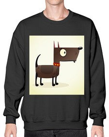 Dog 87# - cartoon animals- Sweatshirt - Crew