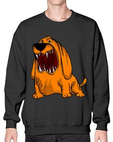 Dog 90# - cartoon animals- Sweatshirt - Crew