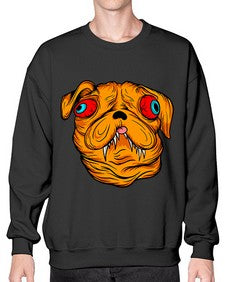 Dog 95# - cartoon animals- Sweatshirt - Crew