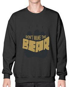 Dont wake the bear 4# - cartoon animals- Sweatshirt - Crew