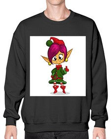 Elf 118# - cartoon general- Sweatshirt - Crew