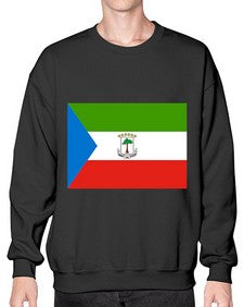 Equatorial Guinea 711# - world flags- Sweatshirt - Crew