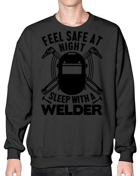 Feel safe at night Style 777# - welder- Sweatshirt - Crew