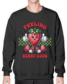 Feeling Berry Good Strawberry 964# - strawberry- Sweatshirt - Crew