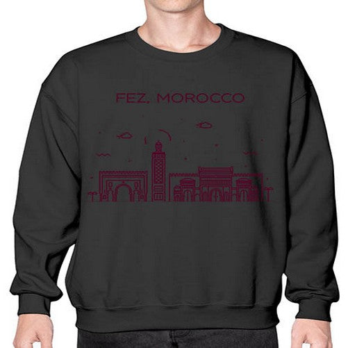 Fez 718# - cities- Sweatshirt - Crew