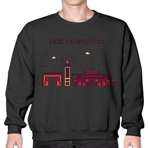 Fez 720# - cities- Sweatshirt - Crew