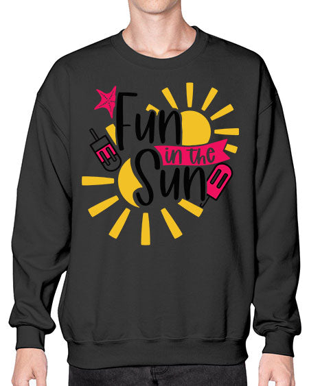 Fun In The Sun Style 45# - summer- Sweatshirt - Crew