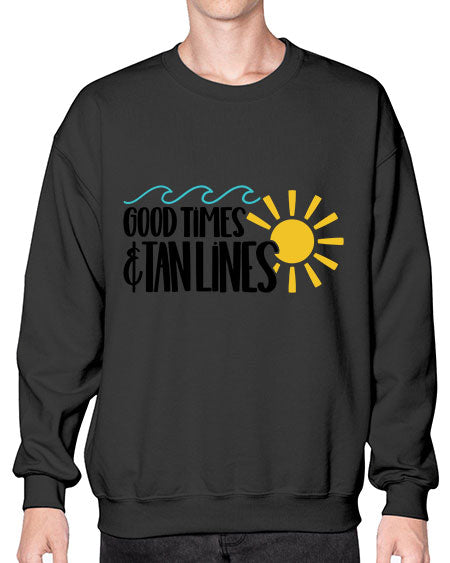 Good Times Tan Lines Style 43# - summer- Sweatshirt - Crew