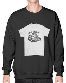 Good girls sitt 25# - motorcycle- Sweatshirt - Crew